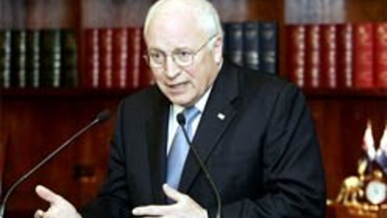 All options open for Iran: Cheney