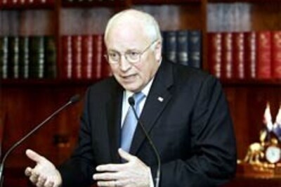 All options open for Iran: Cheney