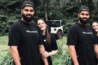 Actor Abhishek Ambareesh And His Wife Aviva Bidapa Set Major Couple Goals With Jungle Safari Pics
