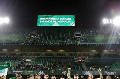 Copa Del Rey: Stoppage Time Equalizer at Rayo Vallecano Helps Real Betis Reach Final