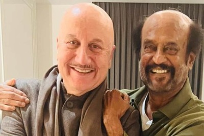 Anupam Kher And Rajinikanth Share A Warm Hug Ahead Of Ayodhya Ram Mandir Inauguration