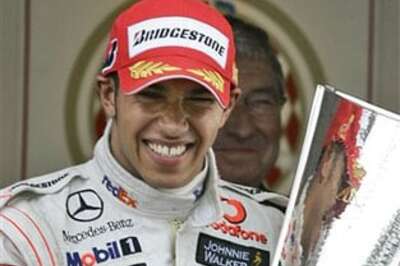 F1 driver Lewis Hamilton's statue unveiled at Tussauds