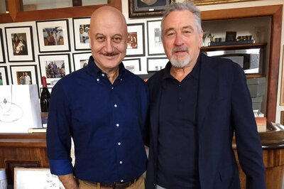 Anupam Kher Meets Robert De Niro in New York