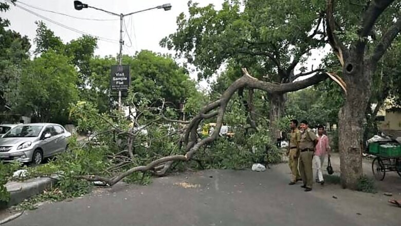 Delhi: Several areas without electricity after deadly dust storm