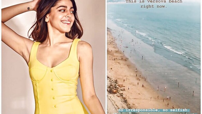 Alaya F Shares Video of 'Selfish, Irresponsible' People Playing on Versova Beach Despite Lockdown