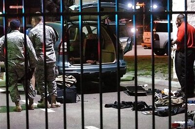 Armed couple detained near US military base