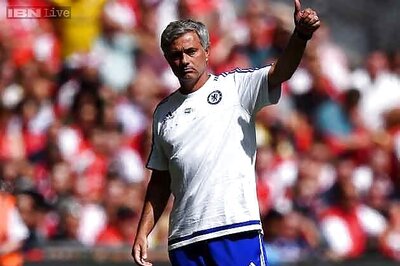 Jose Mourinho throws away Community Shield medal