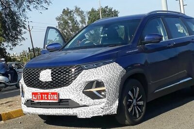 Upcoming MG Hector-Based 6-Seater SUV Spotted on Video, to Rival Tata Gravitas
