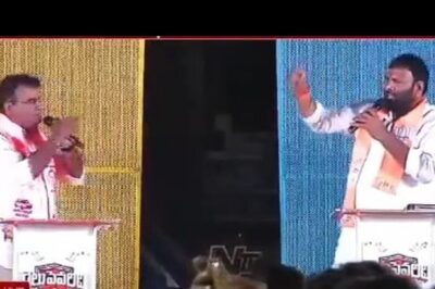 'Land Grabber...': BRS MLA Grabs BJP Leader by Neck as Remark Sets Off Scuffle During Live TV Debate