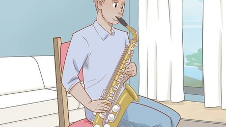 How to Blow Into a Saxophone