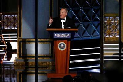 Sean Spicer, Mocked White House Press Secy, Wins Laughs at Emmys