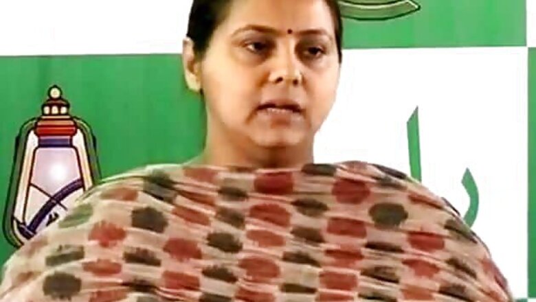 Lalu's crorepati daughter Misa Bharti files nomination from Pataliputra constituency