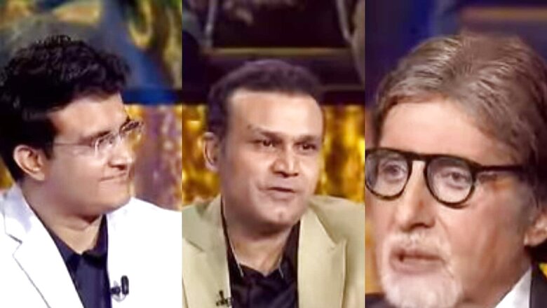 KBC 13: Virender Sehwag Teases Sourav Ganguly About Greg Chapell, Gives Witty Reply to Amitabh Bachchan