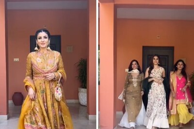 Raveena Tandon And Daughters Steal The Show With Their Ethnic Looks