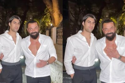Bobby Deol's Son Aryaman Poses With Dad, Fans Spot His Striking Resemblance With Ranbir Kapoor; Watch