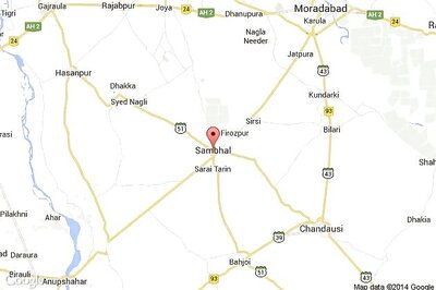 Two killed in road mishap on Babrala- Ganva road