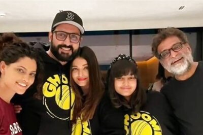 Aishwarya Rai, Aaradhya Twin In Personalised Ghoomer Ensemble As They Cheer For Abhishek Bachchan; Photos