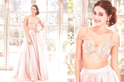 Ananya Panday, In Pastel Pink Lehenga, Is “Fresh Out Of A Fairytale”