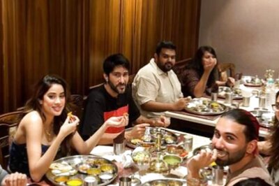 Janhvi Kapoor, On Mr And Mrs Mahi Promotion Duty, Enjoys Gujarati Thali With Orry