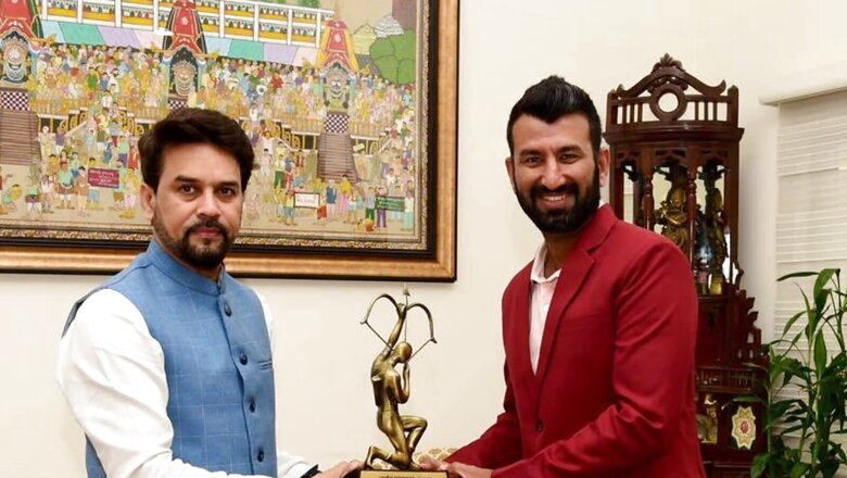India Cricketer Cheteshwar Pujara Receives Arjuna Award