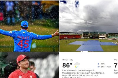 IND vs ENG Semi-final Weather Forecast: Washout on the Cards With 70 Percent Chances Rain in Guyana For India vs England S/F