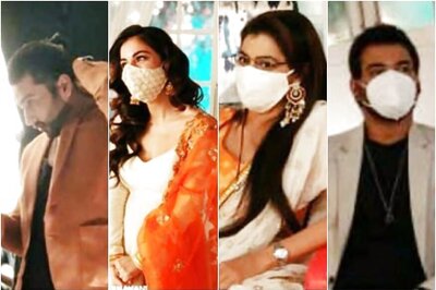 Sriti Jha, Shabbir Ahluwalia, Shraddha Arya, Dheeraj Dhoopar Shoot for Kumkum Bhagya and Kundali Bhagya