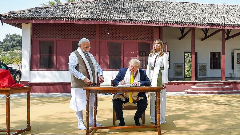 'Three Wise Monkeys' Statue, Special Edition of Gandhi's Autobiography and 'Charkha' Gifted to Trump