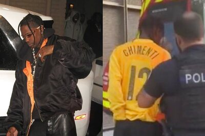 Travis Scott Caught on Camera Getting Dragged Out of Paris Hotel in Handcuffs After Arrest | Watch