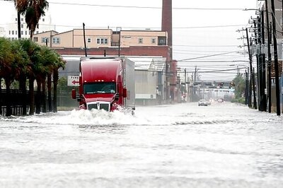 Tropical Storm Beta Makes Landfall On Texas Coast