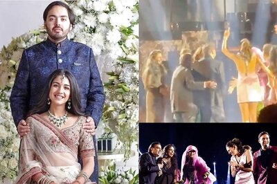 Bride-To-Be Radhika Merchant Jumps With Excitement, Gets a Hug From Rihanna At Pre-Wedding Bash | Watch