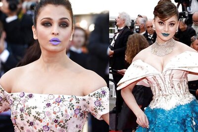Cannes 2023: Urvashi Rautela Tries To Beat The Blues, Gets Compared To Aishwarya For Her Lip-Colour