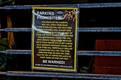 'No One Will Ever Talk To You': Bengaluru's No Parking Sign Threatens Violators Of Hilarious 'Curses'