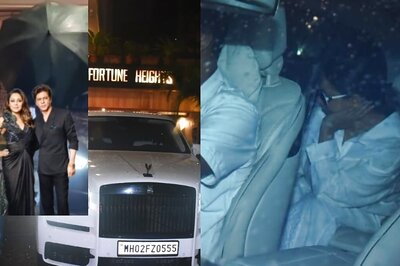 SRK Hides Face, Gauri Avoids Paps While Exiting Manager's House Amid Mumbai Rain, Video Goes Viral