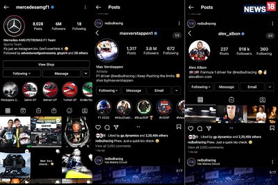 George Russell And Valtteri Bottas Dial Up The Suspense On Instagram; Red Bull And Mercedes Join In