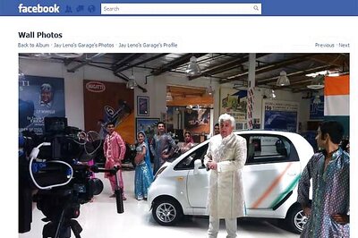 Jay Leno gets a Tata Nano for his garage
