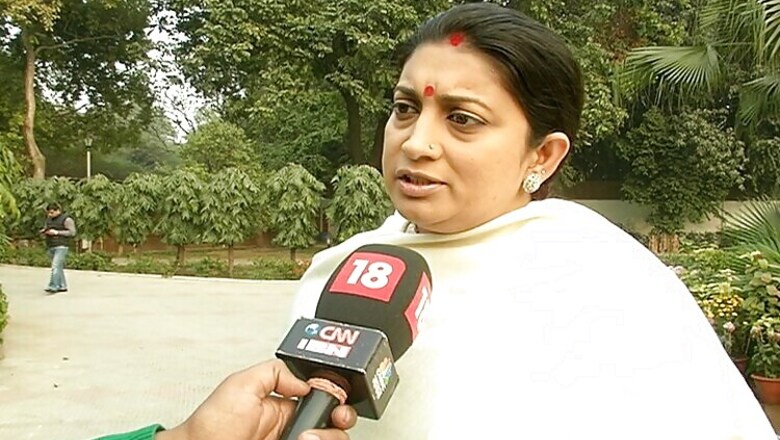 Government will not intervene, says Smriti Irani on Dalit scholar's suicide in AP