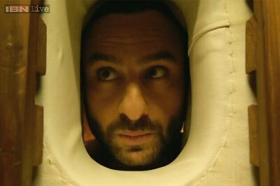 Saif Ali Khan poses with pants down for 'Happy Ending'