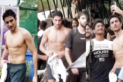 Ibrahim Ali Khan Leaves Fans Drooling as Walks Shirtless After a Football Match; Watch