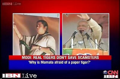 Narendra Modi takes jibe at Mamata over her 'paper tiger' comment
