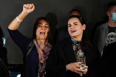 Belarus Opposition Leader Celebrates Birthday In Lithuania Amid Protests