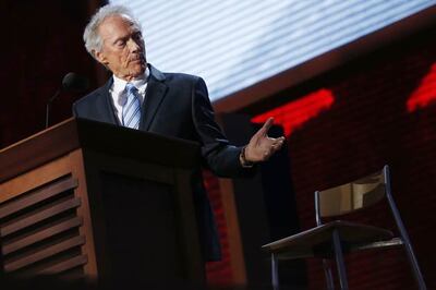 Clint Eastwood's 'chair' act gets media attention