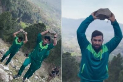 WATCH: Pakistan Cricketers Undergo Arduous Rock-Carrying Training Ahead Of T20 World Cup