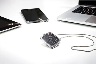 This smartwatch doubles as a storage device; lets you save and access data wirelessly