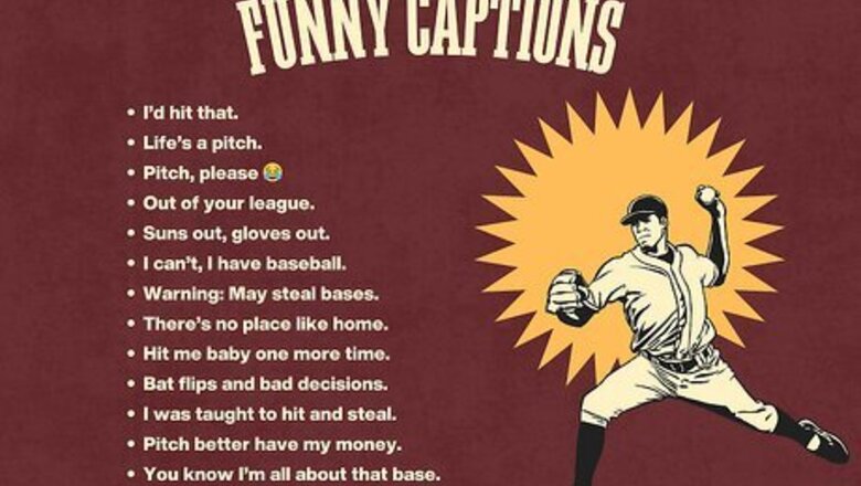 230+ Funny, Cool & Short Baseball Instagram Captions