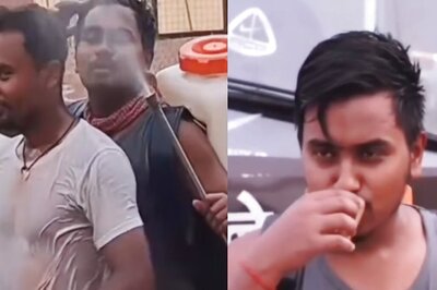 In Bihar's Saharsa, Man Turns Traffic Jam Into Comedy Show With Roadside Bath