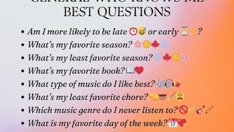 255 Best How Well Do You Know Me Questions