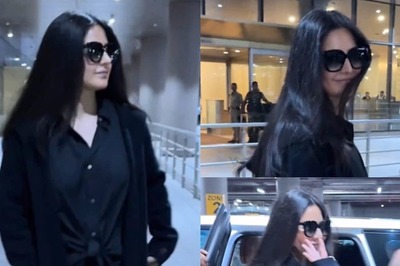 Katrina Kaif Makes First Appearance Since Pregnancy Rumours, Stuns in Black at Mumbai Airport; Watch