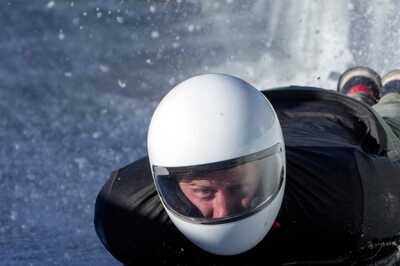 ‘Everybody Should Try This’: Prince Harry after Racing Down Headfirst on Skeleton Sled Track