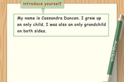 How to Write About Yourself