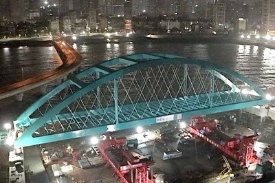 Mumbai: How the BMC Installed First Giant Girder Connecting Coastal Road Project, Bandra-Worli Sea Link